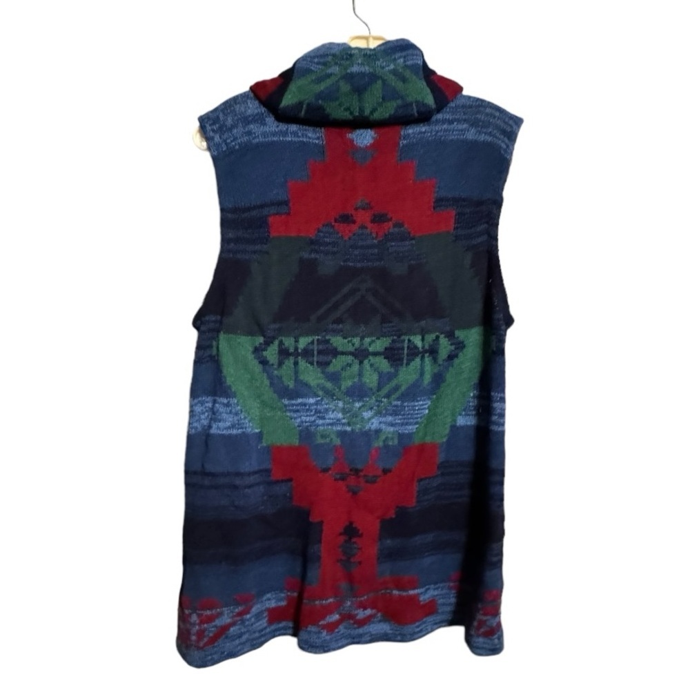 Chaps Denim Sweater‎ Vest - Picture 4 of 6